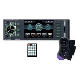 Multimídia Mp5 Bluetooth Rádio Fm Tela 4,3 Controle 1 Din