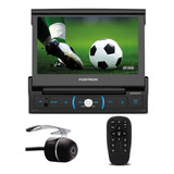 Multimídia Positron Retrátil Tv Usb Bt Espelhamento + Câmera