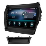 Multimidia Santa Fe 2014 Ate 2019 Android 13 Carplay Voz 9p 