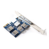 Multiplicador Pci-e 1 Pra 4 Slots Rig Mineração | Atualizado