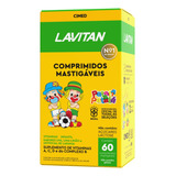 Multivitaminico Lavitan Copa Kids 60 Comprimidos Mastigávei