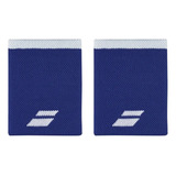 Munhequeira Babolat Jumbo Azul E Branca - 2 Unidades