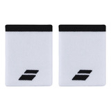 Munhequeira Babolat Jumbo Branco E Preto - 2 Unidades
