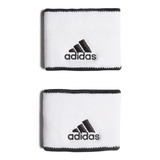 Munhequeira Tennis adidas Pequena Branca E Preta - Par