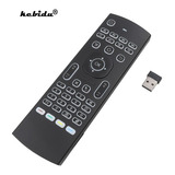 Mx3 Air Mouse 2.4g Rf Teclado Sem Fio Aprenda Controle Remot