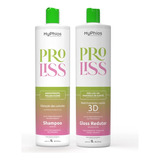 Myphios Kit Escova Progressiva Orgânica Proliss 3d - 2x1 L