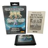 Mystic Defense Original Tectoy Completa Mega Drive - Loja Rj