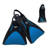 Nadadeira Pé De Pato Natação Speedo Power Fin Curta + Bag