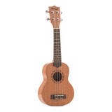 Namastê Nu21mlq 327 Cor Marrom Ukulelê Soprano Abaulado Em Mahogany Natural