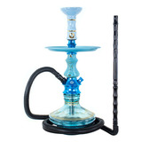 Narguile Completo Amazon Prime Pequeno Azul - Kit Luxo