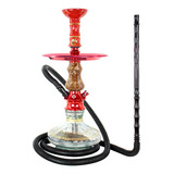 Narguile Completo Amazon Prime Pequeno Vermelho - Kit Luxo