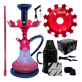 Narguile Completo Barato Stem Prato Rosh Vaso Pegador 