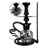 Narguile Completo Triton Zip Hookah Caveira Antichama Brinde