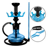 Narguile Completo Triton Zip Hookah Coroa Anti-chamas Cores