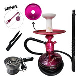 Narguile Triton Zip Original Completo Vaso Simples Kit Top