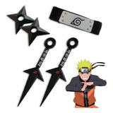 Naruto Kit Ninja Bandana Kunai Shuriken