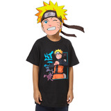 Naruto Shippuden Camiseta Infantil Camisa Anime 100% Algodão
