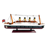 Navio Titanic Artesanal Cruzeiro 34 Cm