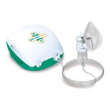 Nebulizador Compressor Soniclear Pulmopar Plus Branco E Verde 127v/220v