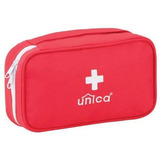 Necessaire Bolsa Porta Medicamentos E Primeiros Socorros G Cor Vermelho