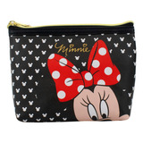 Necessaire Retangular Assinatura Minnie Disney 20x16x6