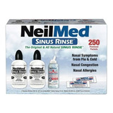 Neilmed Sinus Rinse Kit - 250 Pacotes - 2 Garrafas - 1 Spray