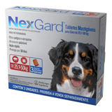 Nexgard Antipulgas E Carrapatos 25 A 50kg C/3 Tabletes!!!