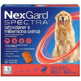 Nexgard Spectra Antipulgas E Vermífugo Cães 30,1kg A 60kg 1 