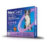 Nexgard Spectra Antipulgas/vermífugo Cães 15,1kg 30kg 1 Cpm