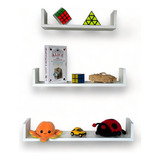 Nicho Branco 3uni Livros Prateleira 100% Mdf Grande Sala