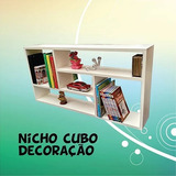 Nicho Cubo Grande Em Mdf -