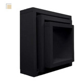 Nicho Cubo Quadrado Prateleira De Decoração Preto Mdf 