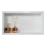 Nicho De Banheiro Porcelanato Branco 1º Linha Premium