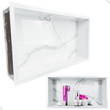 Nicho De Porcelanato Banheiro 60x30cm Porta Shampoo Nicho