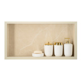 Nicho Em Porcelanato P/ Banheiro Porta Shampoo 60x30x8 Cm