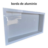 Nicho P/ Banheiro Porta Shampoo E Sabonete Branco 60x30x10