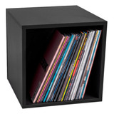 Nicho Para Lp Vinil Lp1 Em Madeira Preto Premium Record Box