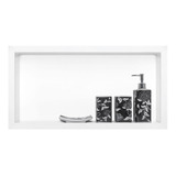 Nicho Porcelanato Box Banheiro 30x60x(9) Borda Alumínio