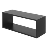 Nicho Prateleira Retangular 60x15x20 Mdf Preto