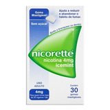 Nicorette Icemint 4mg 30 Tabletes Goma