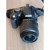 Nikon D3100 + Lente 18-55mm Vr + Bolsa Nikon Preta