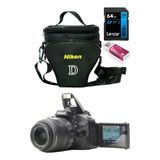 Nikon D5100 + 18-55mm +64gb +bolsa
