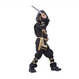 Ninja Infantil Fantasia De Menino Samurai