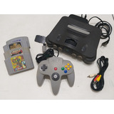 Nintendo 64 4 Jogos Orig - Controle Orig S/folga Analog 100%
