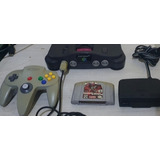 Nintendo 64 Completo Controle Fita Fonte Original Cabo Video