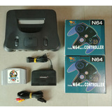 Nintendo 64 Console N64 Console + Mario Kart + 2 Controles