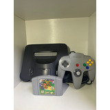 Nintendo Funtastic Series 64 Nus-001 Standard Cor Black + Mario 64 + Controle + Cabo Av + Fonte 