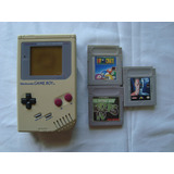 Nintendo Game Boy Clássico Com 3