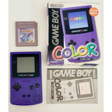 Nintendo Game Boy Color Roxo + Jogo Pokémon Crystal