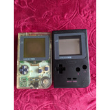 Nintendo Game Boy Pocket Cor Translúcido + Carcaça Preta.